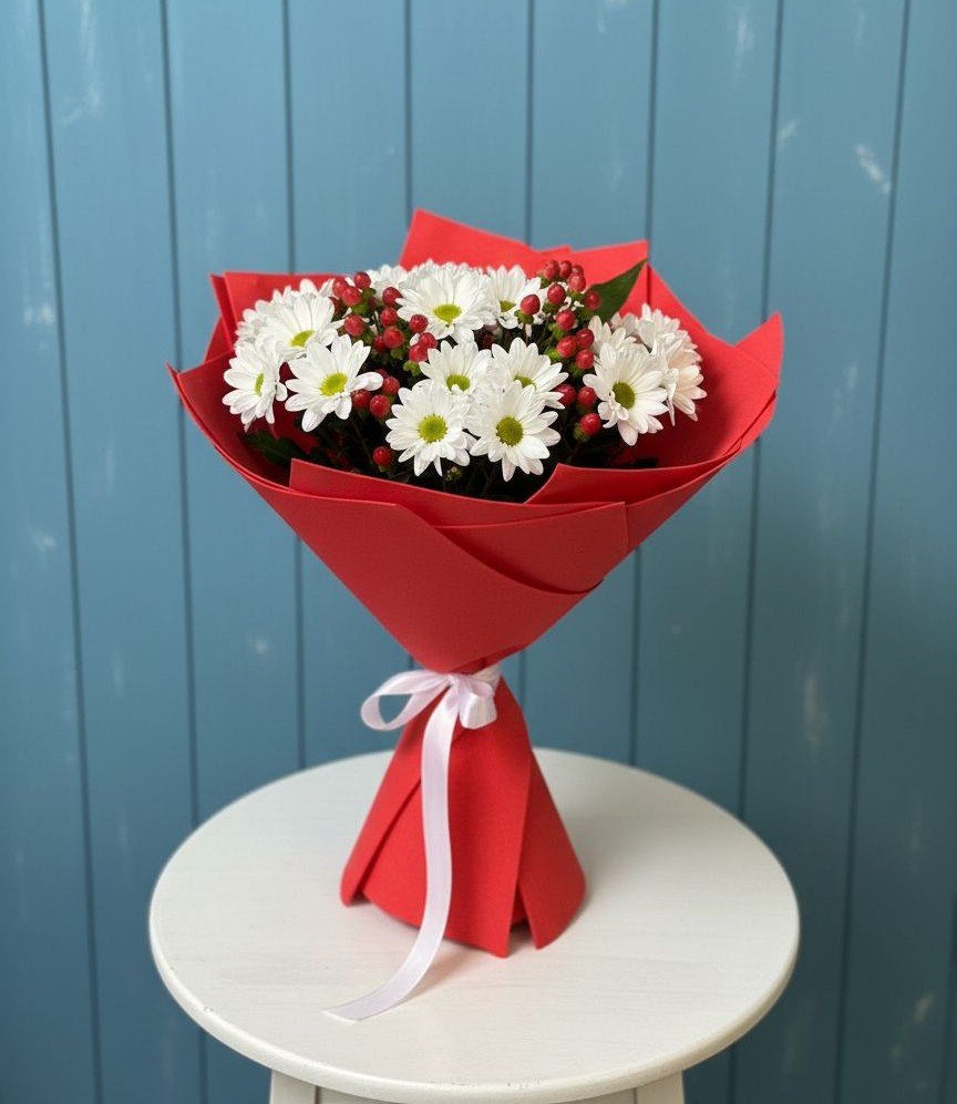 Букет цветов из: Хризантемы в Вахонино