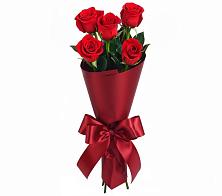 Букет 5 Красных роз Эдлесс Лав в Вахонино