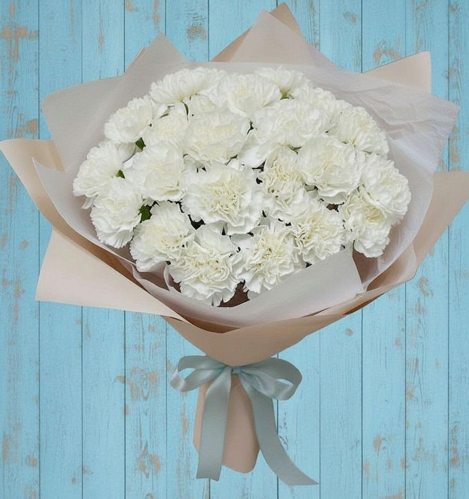 Букет цветов из: Гвоздики в Вахонино