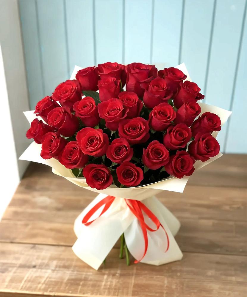 Букет 29 Красных роз в Вахонино