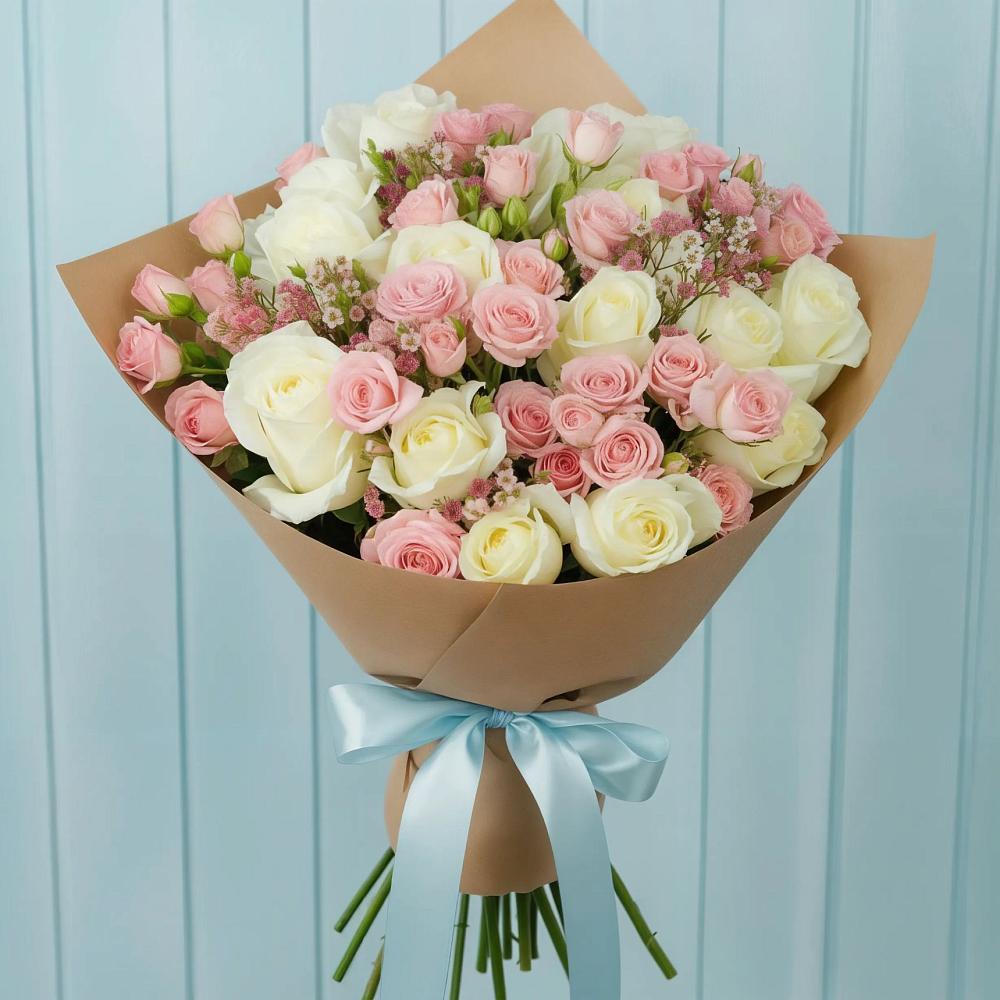 Букет цветов из: Розы в Вахонино