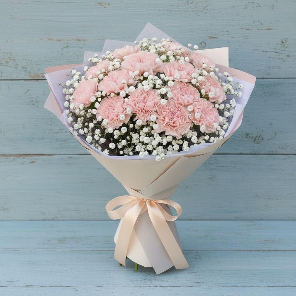 Букет цветов из: Гвоздики в Вахонино