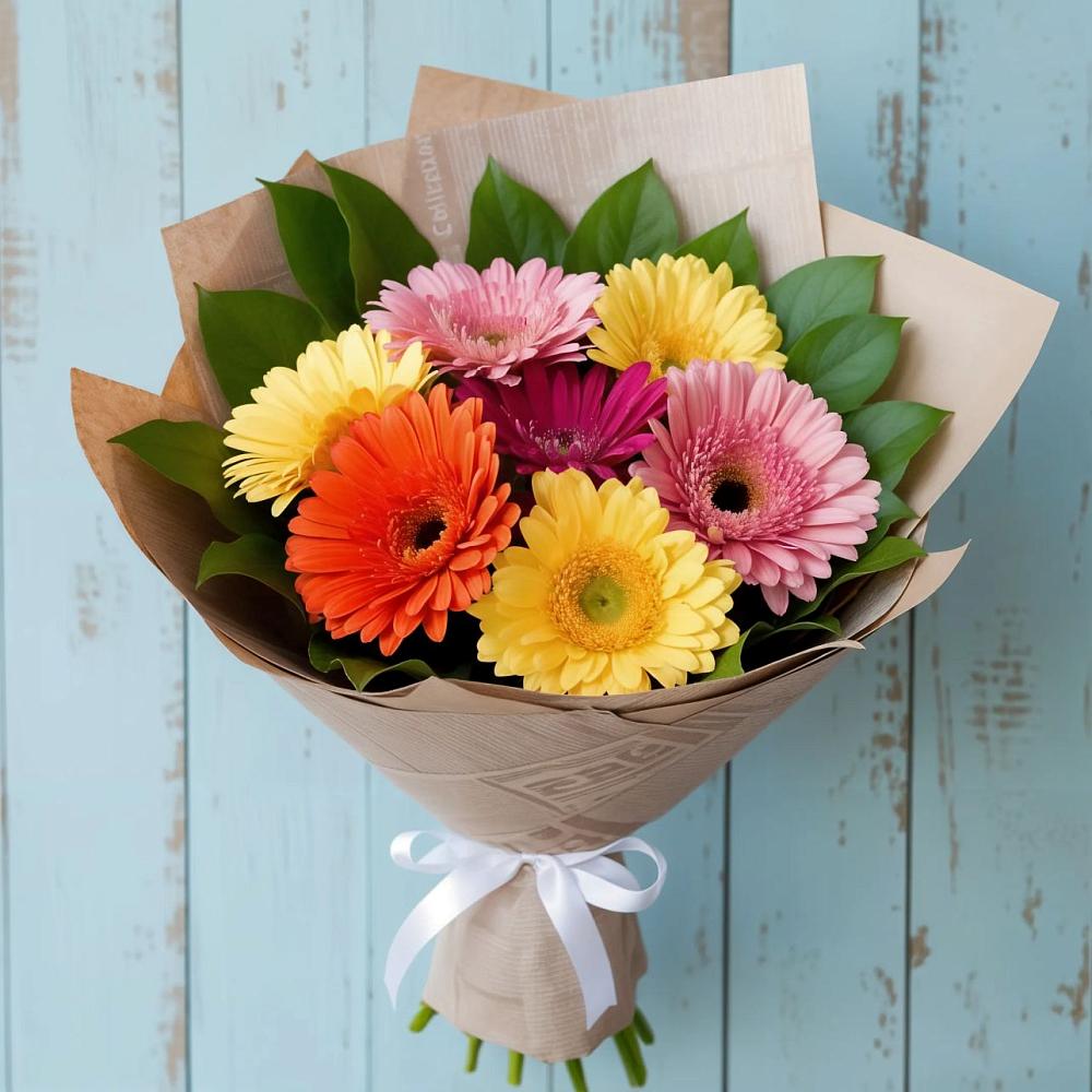 Букет цветов из: Герберы в Вахонино