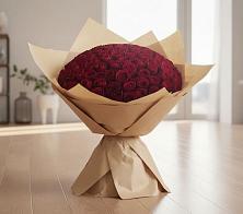 Букет 101 Красная роза в Вахонино