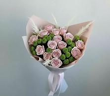 Букет цветов из:  Розы и Хризантемы в Вахонино