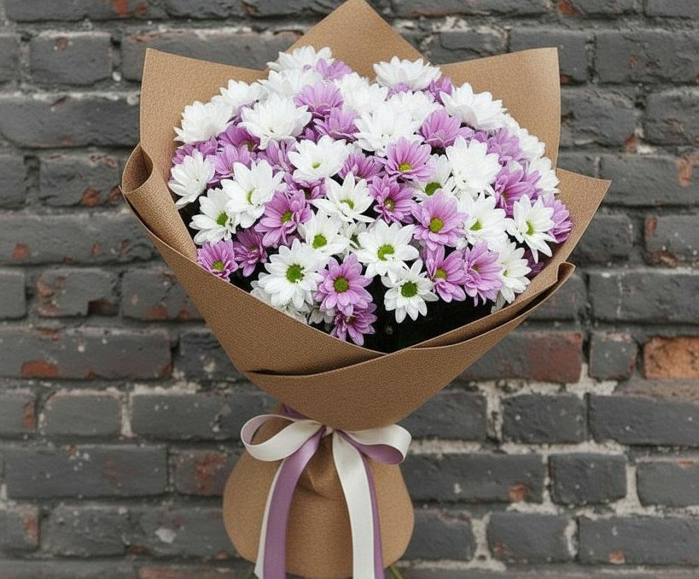 Букет цветов из: Хризантемы в Вахонино