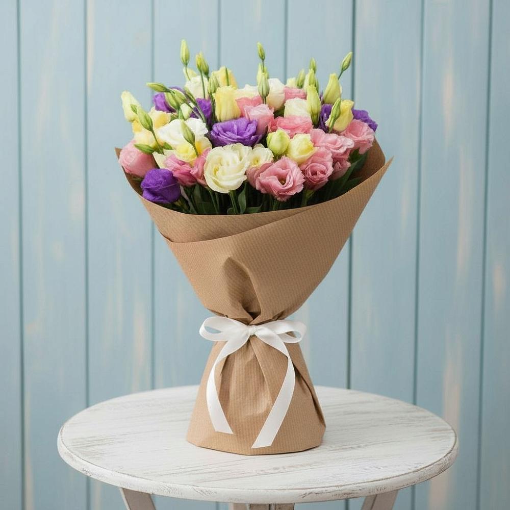 Букет цветов из: Лизиантусы в Вахонино