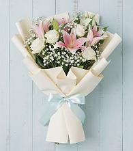 Букет цветов из:  Лилии в Вахонино