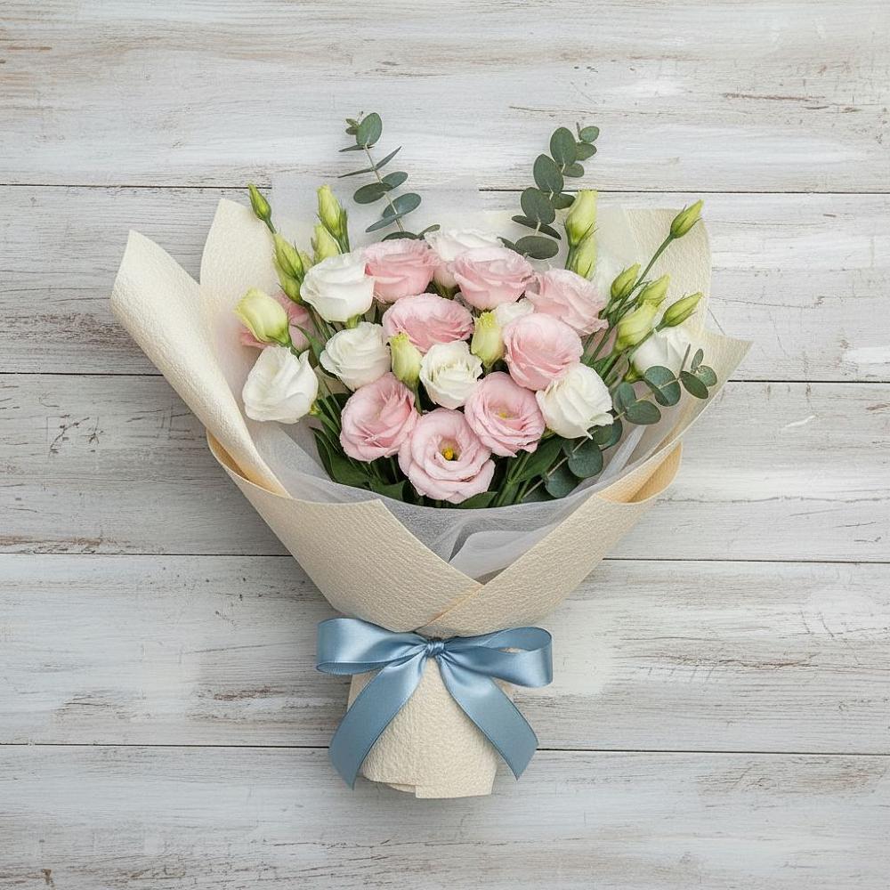 Букет цветов из: Лизиантусы в Вахонино